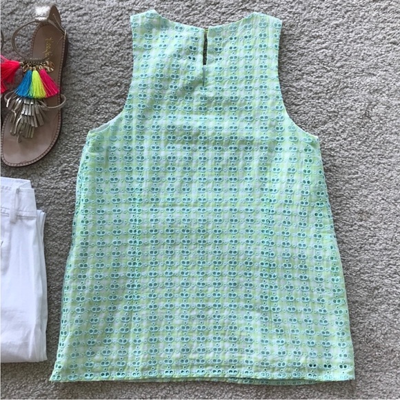 Vineyard Vines Ripple Eyelet & Gingham Blouse - Picture 5 of 6